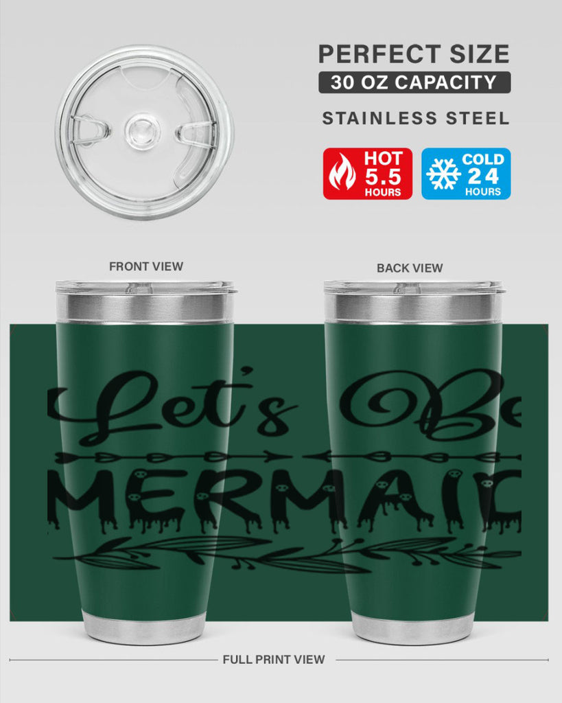 Lets be mermaid 292#- mermaid- Tumbler