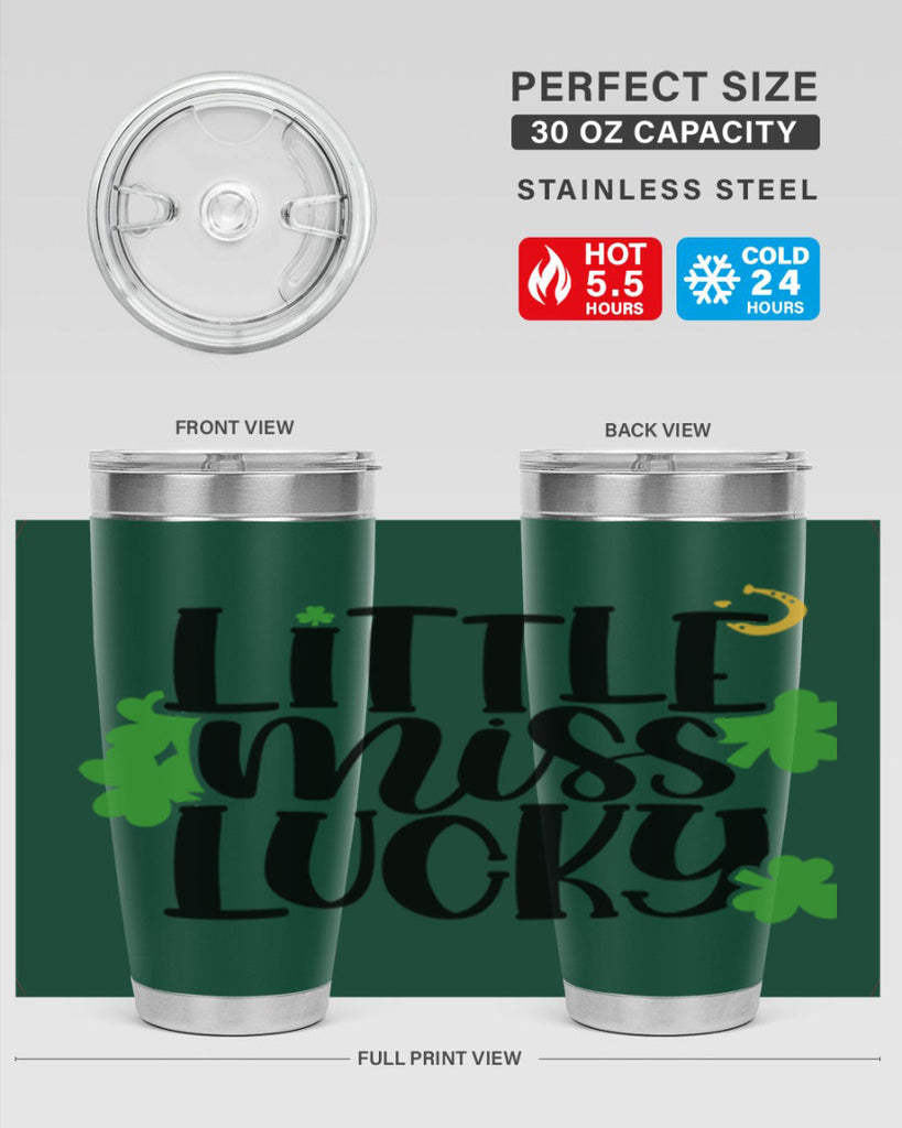 Little Miss Lucky Style 68#- St Patricks Day- Tumbler