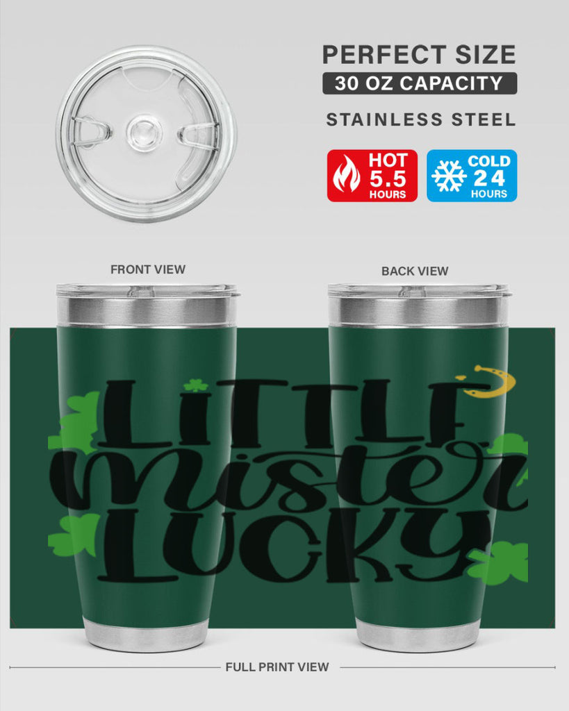 Little Mister Lucky Style 67#- St Patricks Day- Tumbler