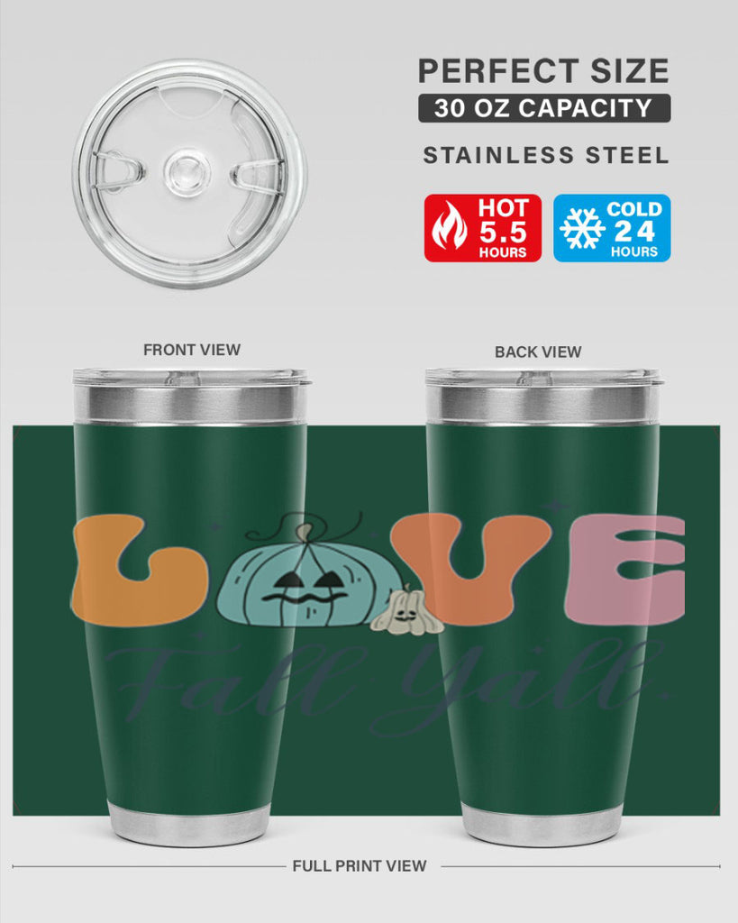 Love Fall Yall 413#- fall- Tumbler