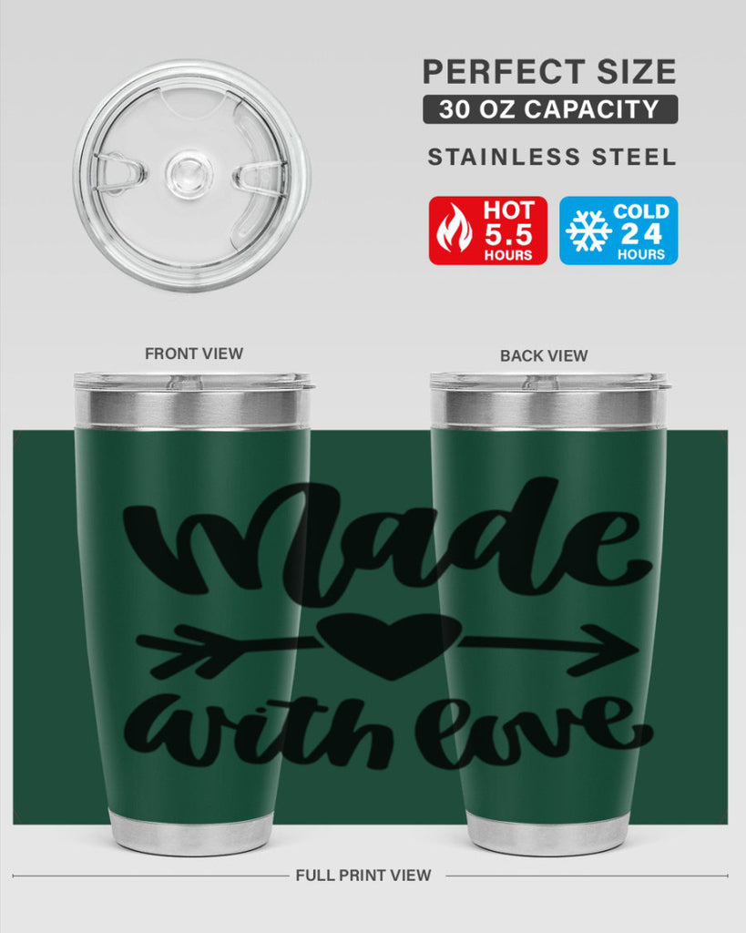 Made With Love Style 52#- baby- tumbler