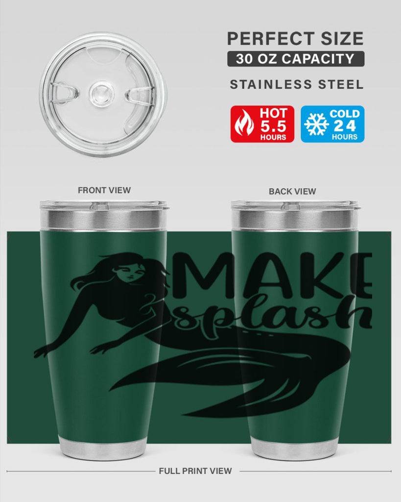 Make splash 315#- mermaid- Tumbler