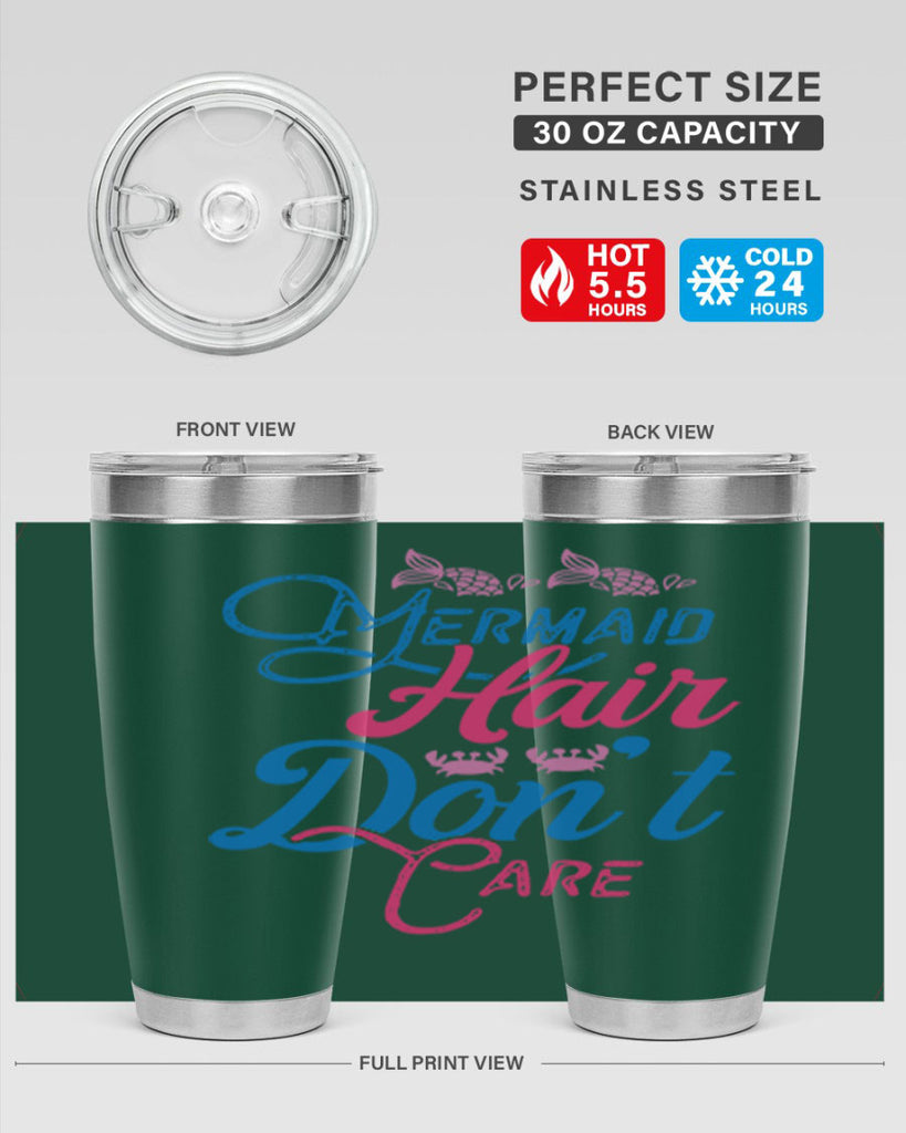 Mermaid Hair Dont Care 358#- mermaid- Tumbler