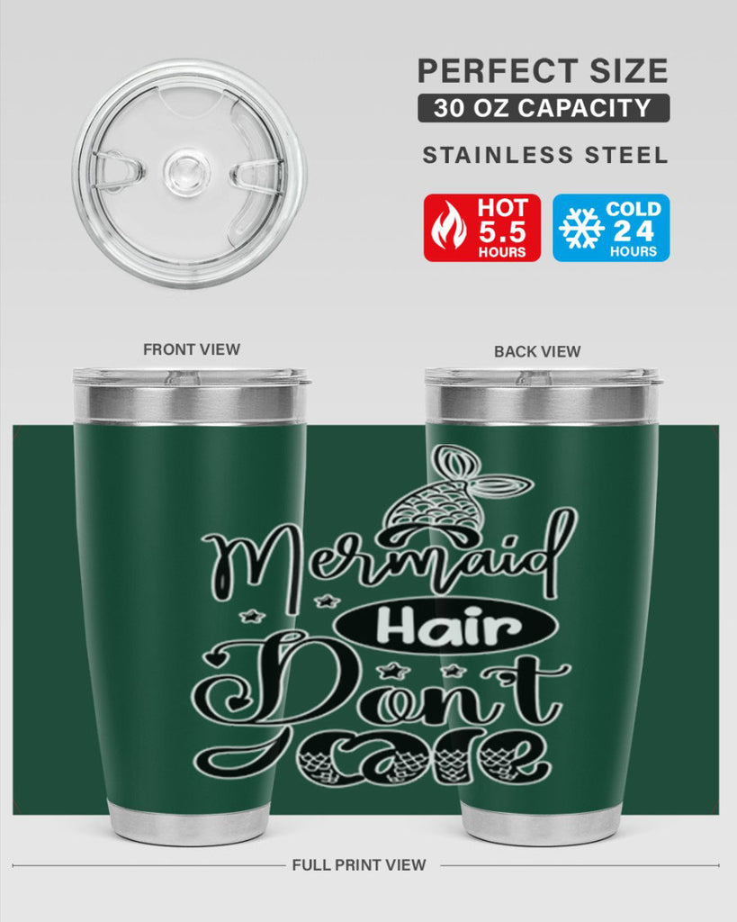 Mermaid Hair Dont Care 407#- mermaid- Tumbler
