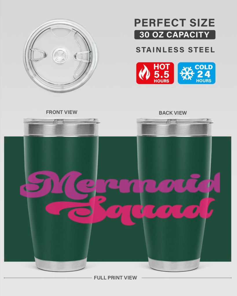 Mermaid Squad 384#- mermaid- Tumbler