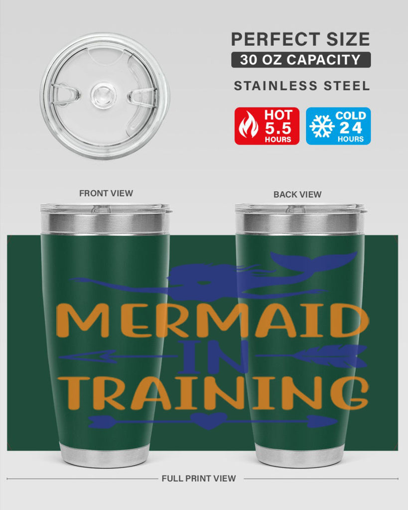 Mermaid in Training 360#- mermaid- Tumbler