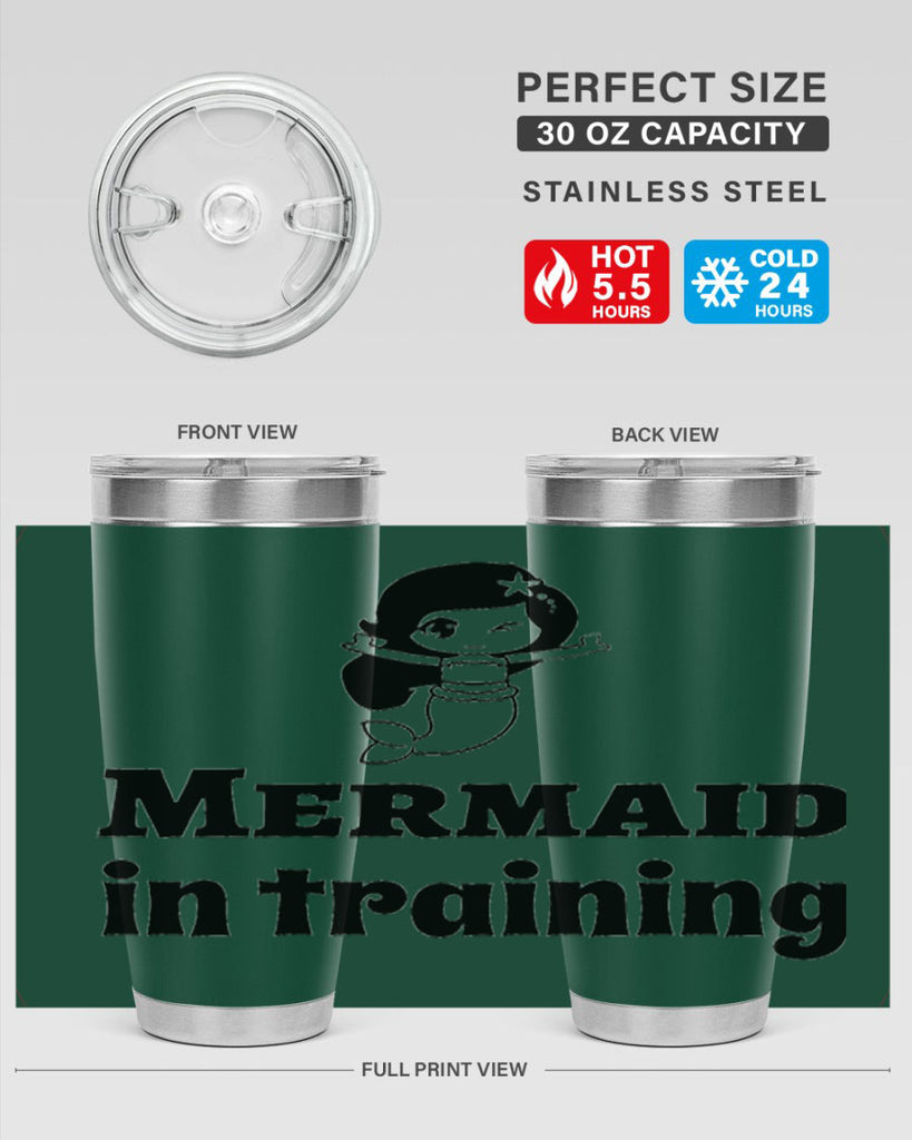 Mermaid in training 422#- mermaid- Tumbler
