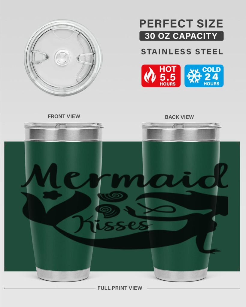 Mermaid kisses design 428#- mermaid- Tumbler