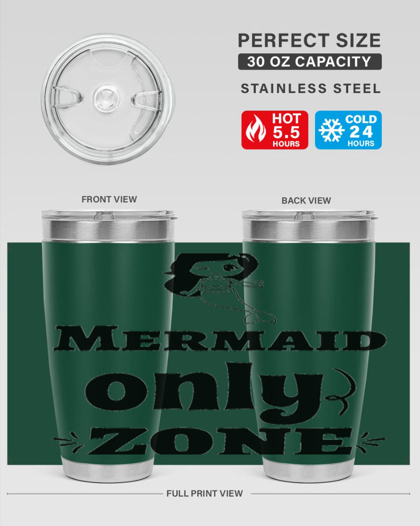 Mermaid only zone 439#- mermaid- Tumbler