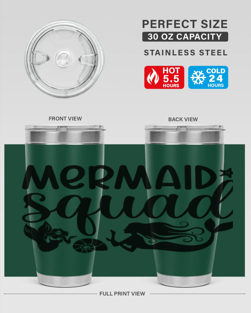 Mermaid squad 447#- mermaid- Tumbler