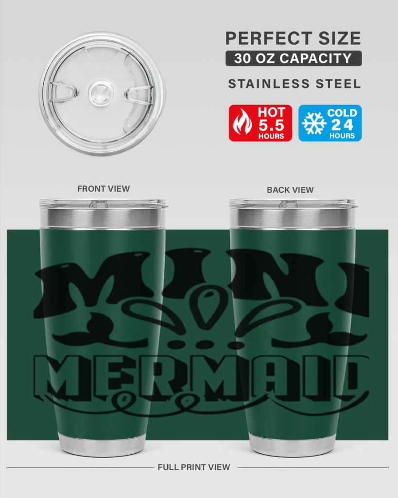 Mini mermaid 507#- mermaid- Tumbler