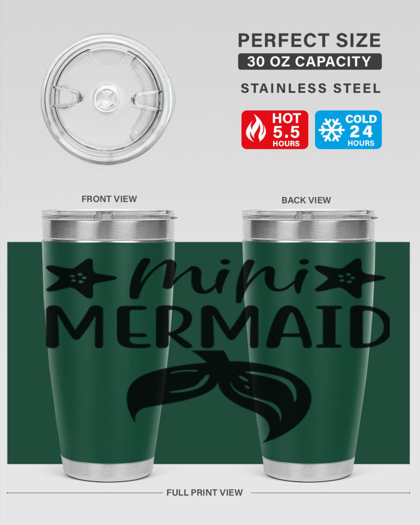 Mini mermaid 511#- mermaid- Tumbler