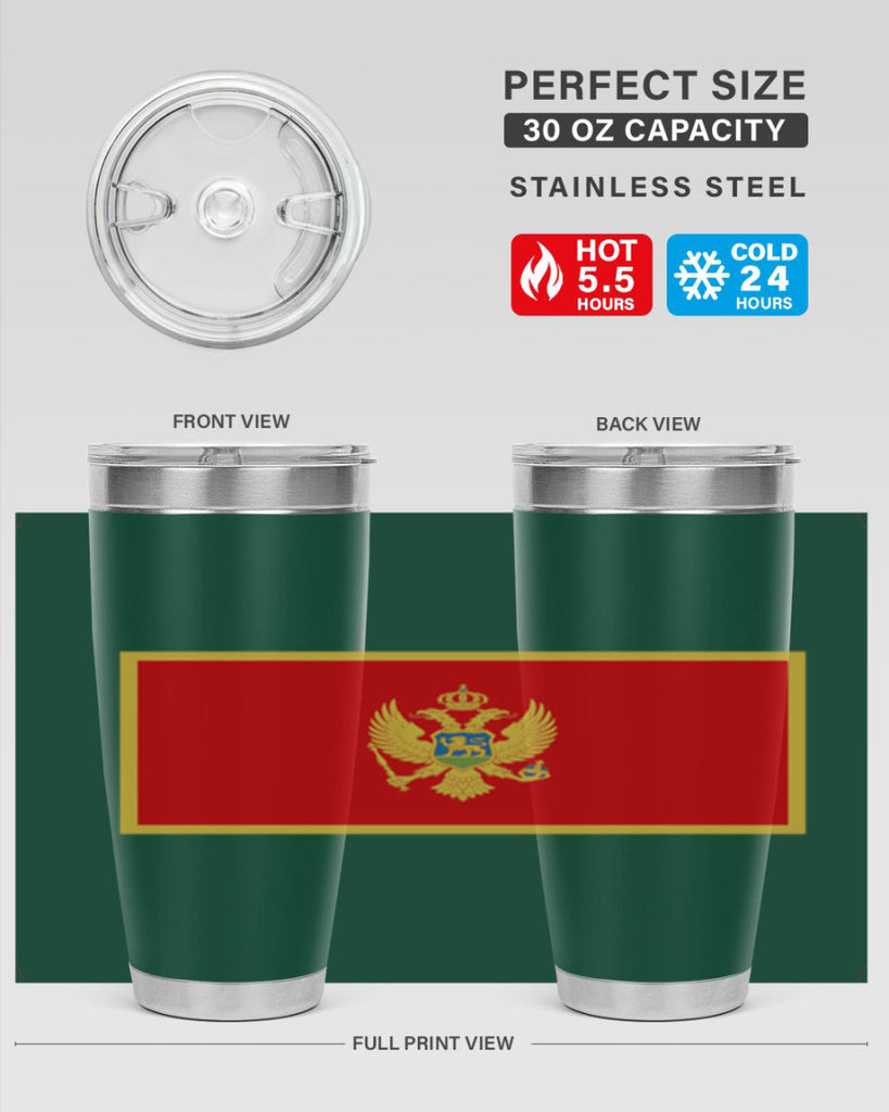 Montenegro 82#- world flags- Tumbler