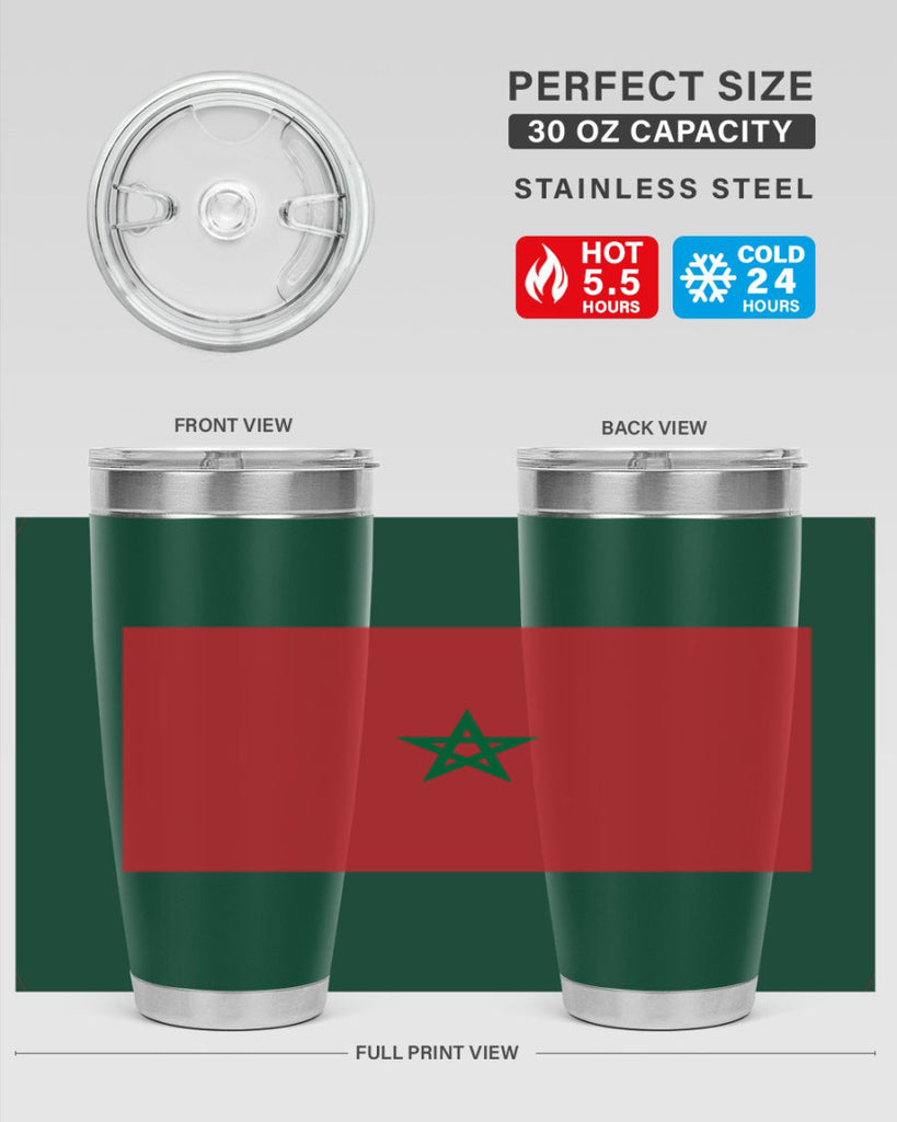 Morocco 81#- world flags- Tumbler
