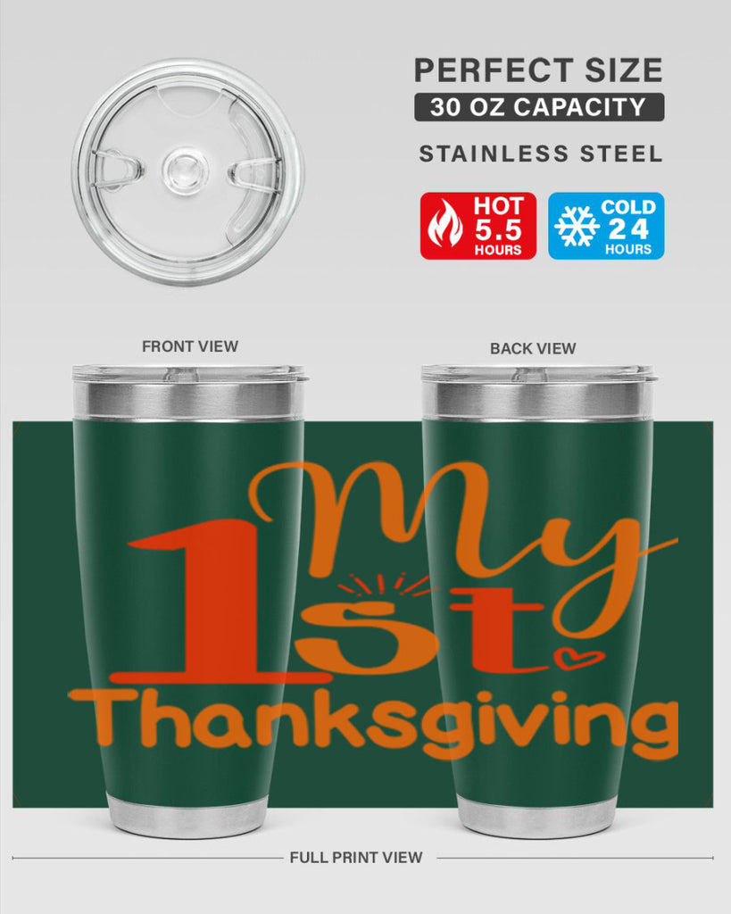 My st Thanksgiving Design 431#- fall- Tumbler