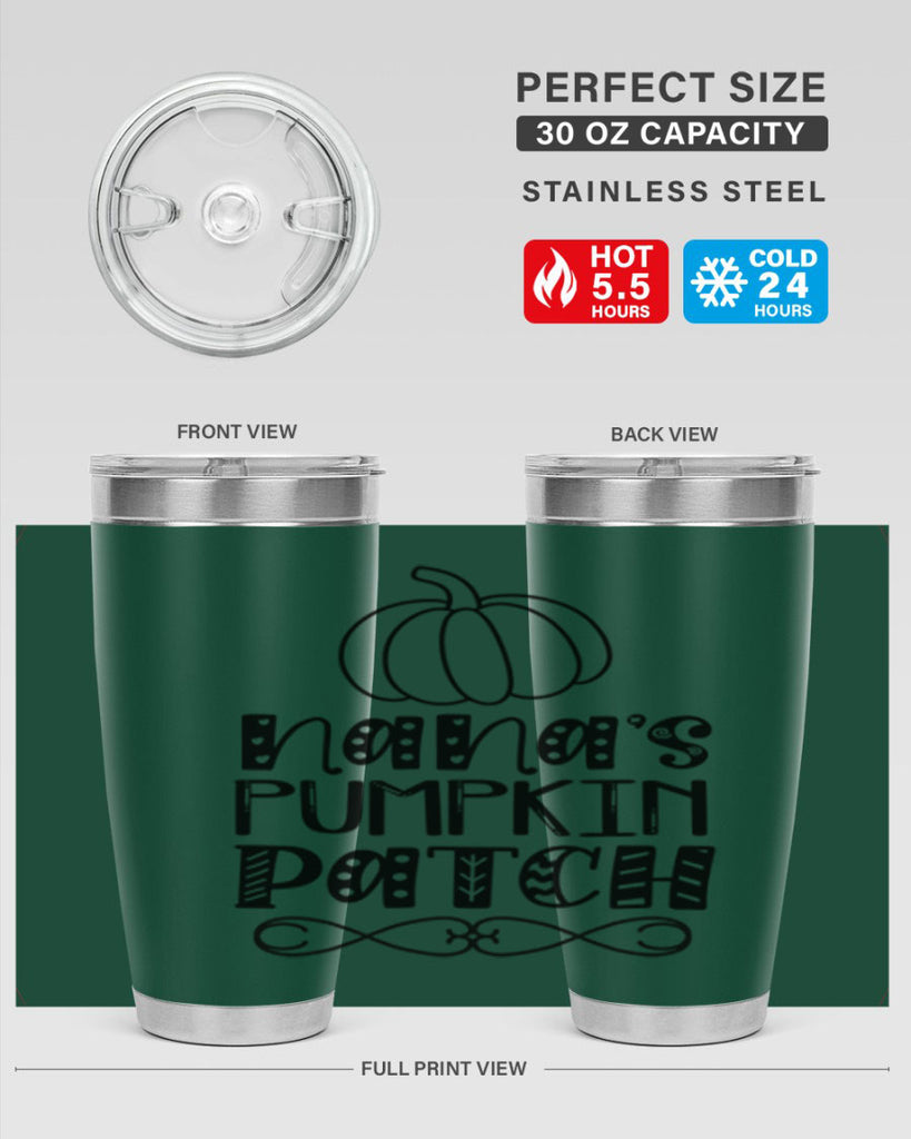 Nana s Pumpkin Patch 439#- fall- Tumbler