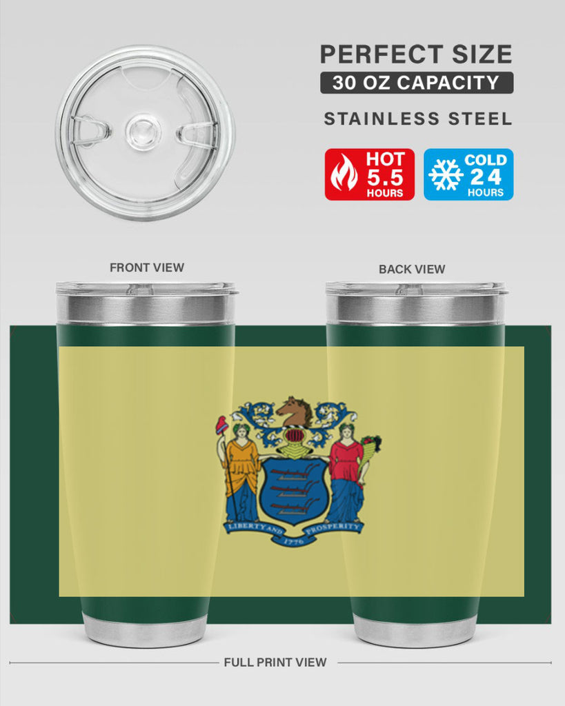 New Jersey 22#- Us Flags- Tumbler