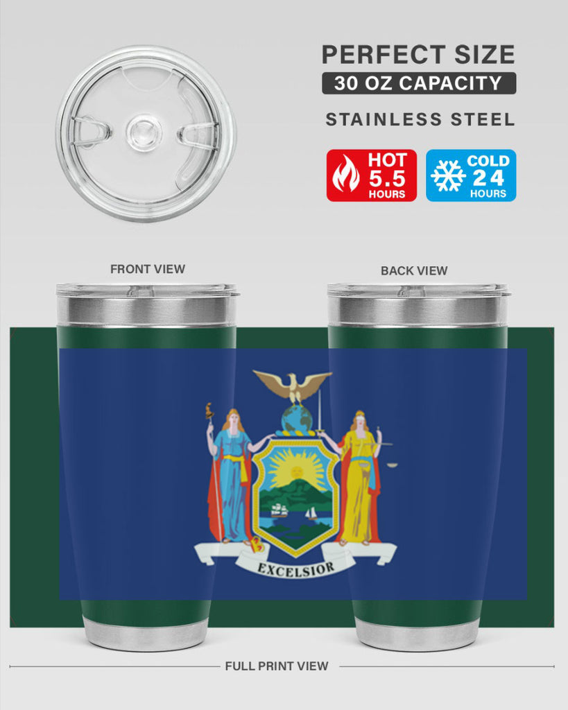 New York 20#- Us Flags- Tumbler