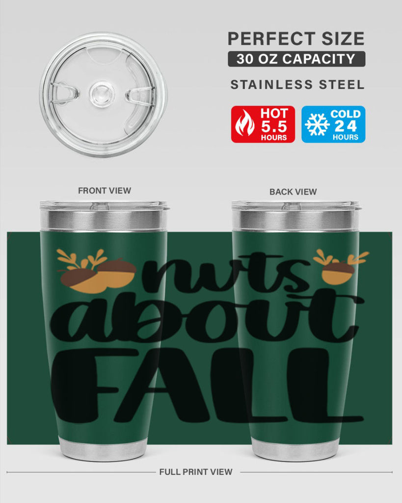 Nuts About Fall 503#- fall- Tumbler