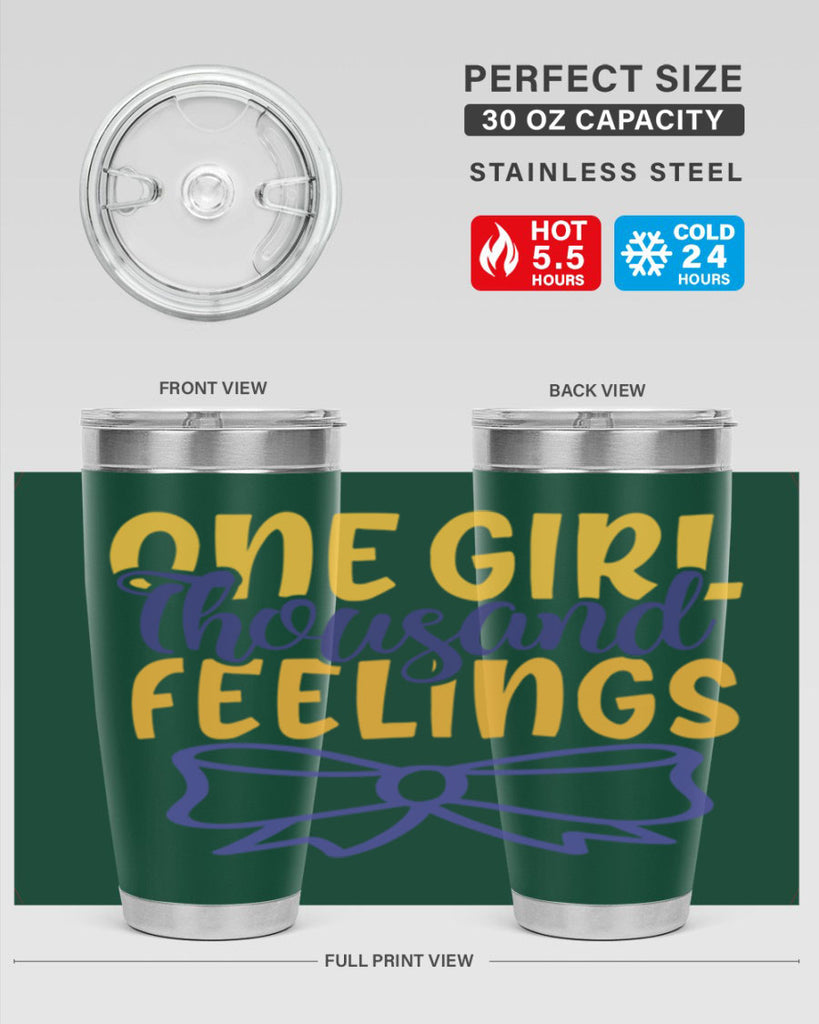 One Girl Thousand Feelings Style 208#- baby- tumbler