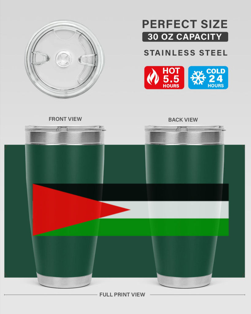 Palestine 64#- world flags- Tumbler