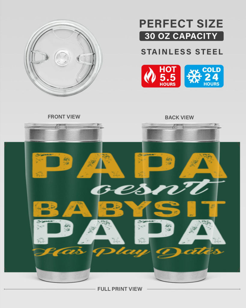 Papa 124#- grandpa - papa- Tumbler