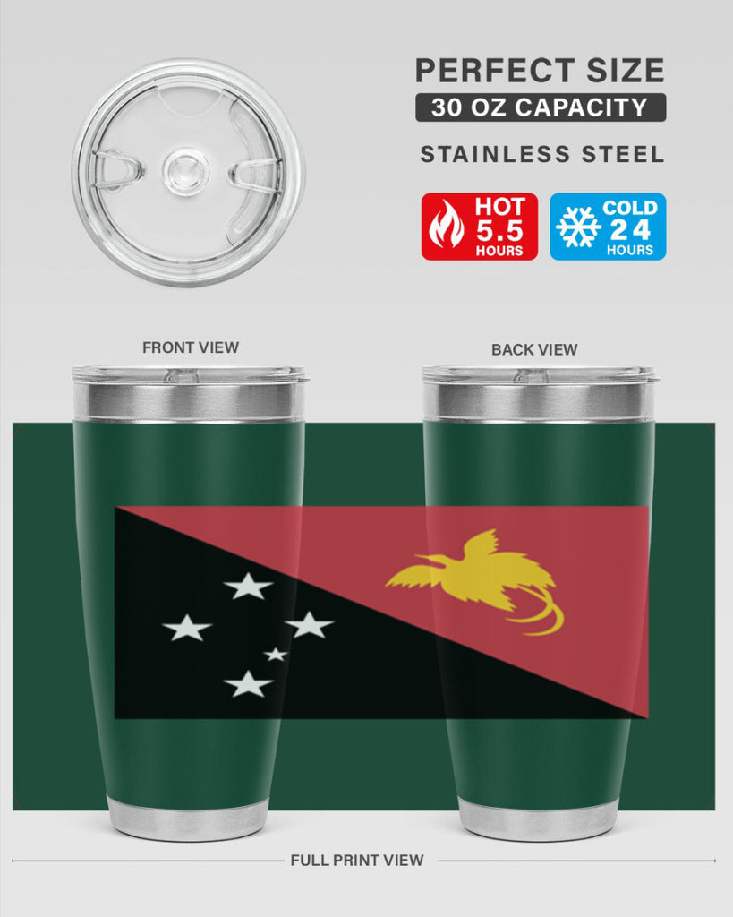 Papua New Guinea 62#- world flags- Tumbler