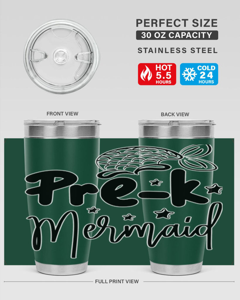 Prek Mermaid 545#- mermaid- Tumbler