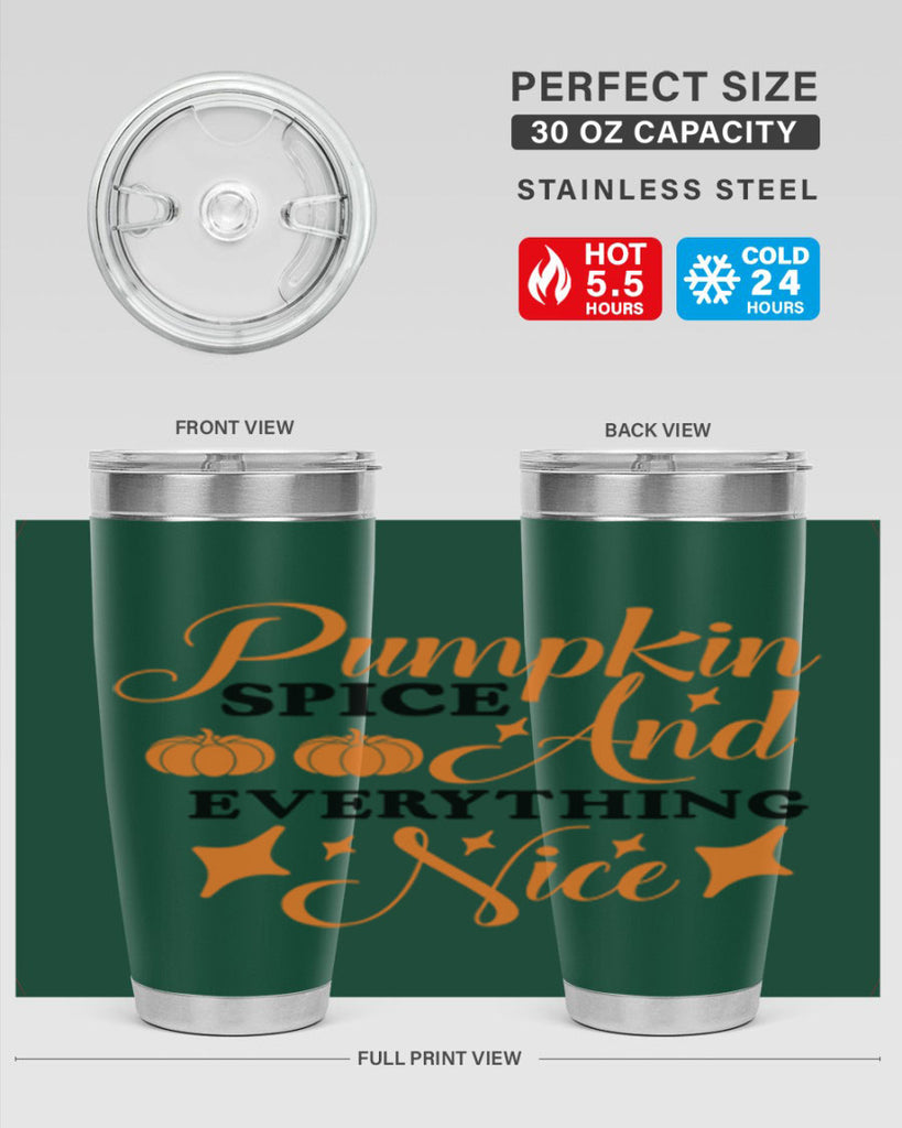 Pumpkin Spice And Everything Nice 541#- fall- Tumbler