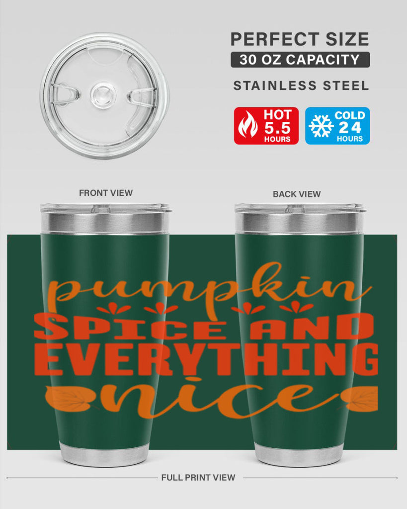 Pumpkin Spice And Everything Nice Design 535#- fall- Tumbler