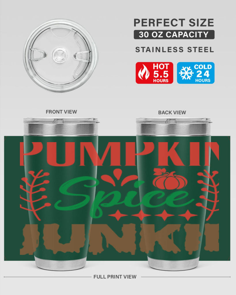 Pumpkin Spice Junkie 547#- fall- Tumbler