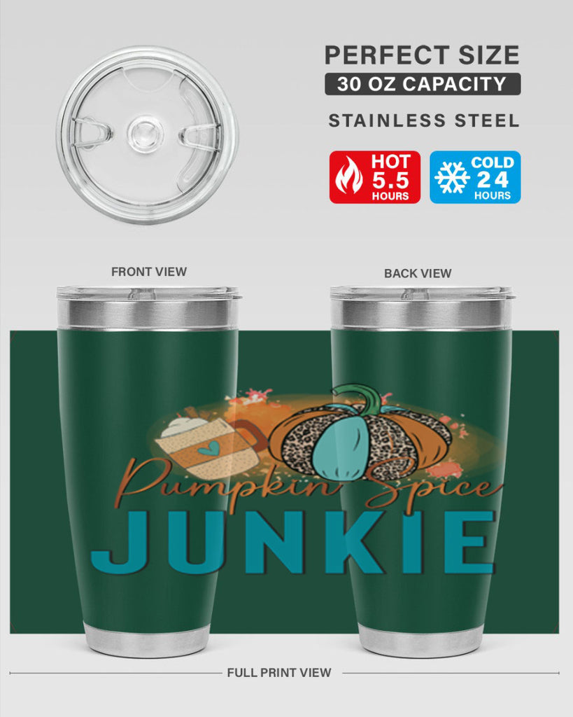Pumpkin Spice Junkie 550#- fall- Tumbler