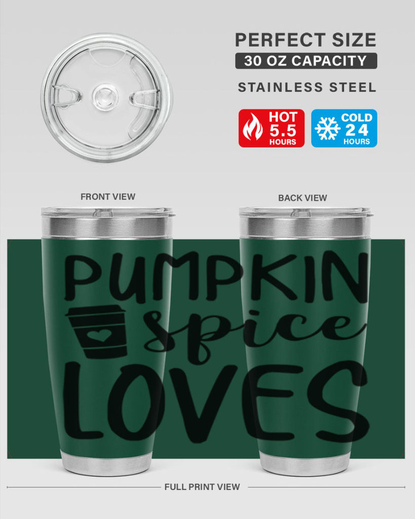 Pumpkin Spice Loves 555#- fall- Tumbler