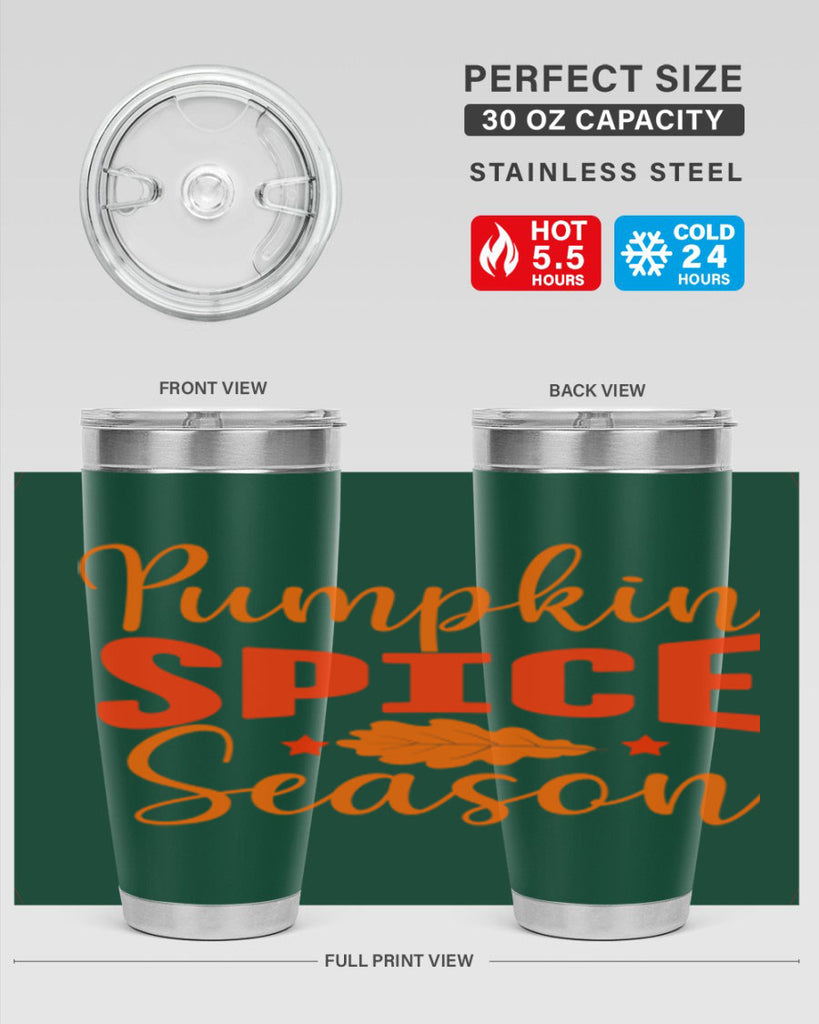 Pumpkin Spice Season Design 557#- fall- Tumbler