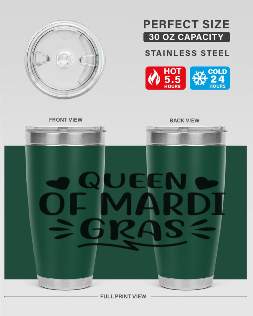 Queen Of Mardi Gras 133#- fashion- Cotton Tank