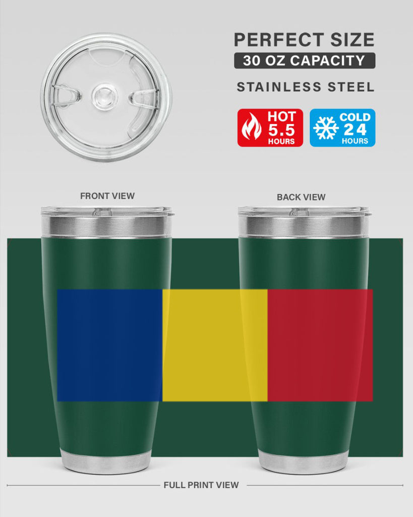 Romania 55#- world flags- Tumbler