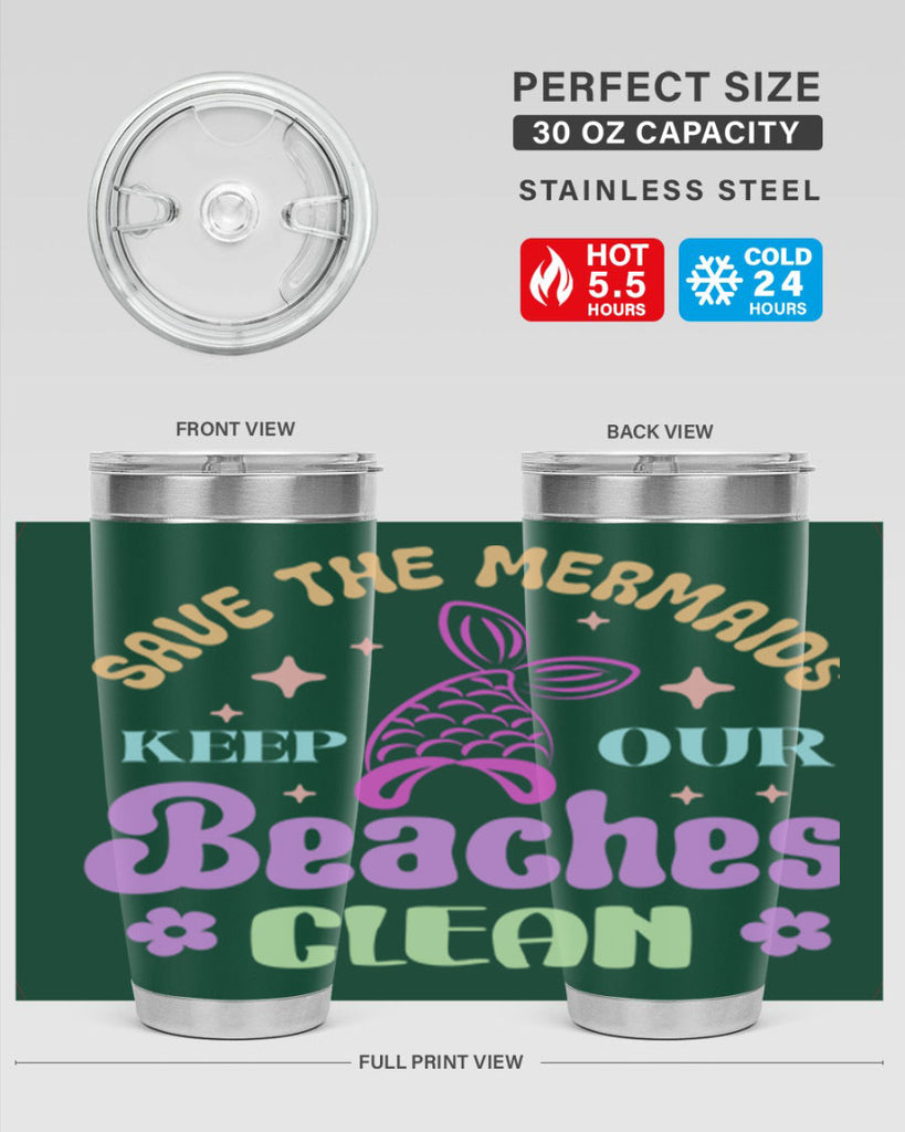 Save The Mermaids Keep Our 577#- mermaid- Tumbler