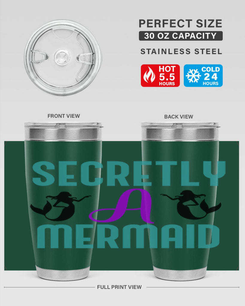 Secretly A Mermaid 578#- mermaid- Tumbler