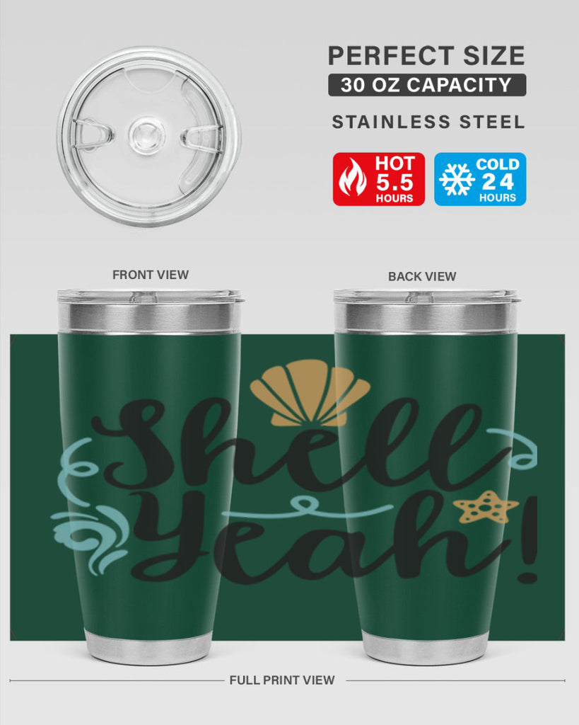 Shell Yeah 592#- mermaid- Tumbler