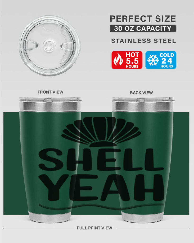 Shell yeah 597#- mermaid- Tumbler