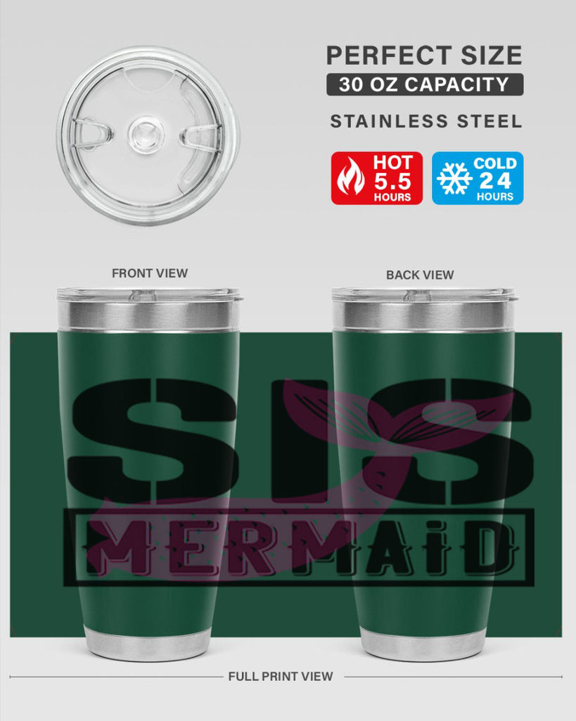 Sis mermaid 599#- mermaid- Tumbler