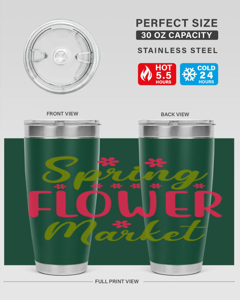Spring Flower Market 423#- spring- Tumbler