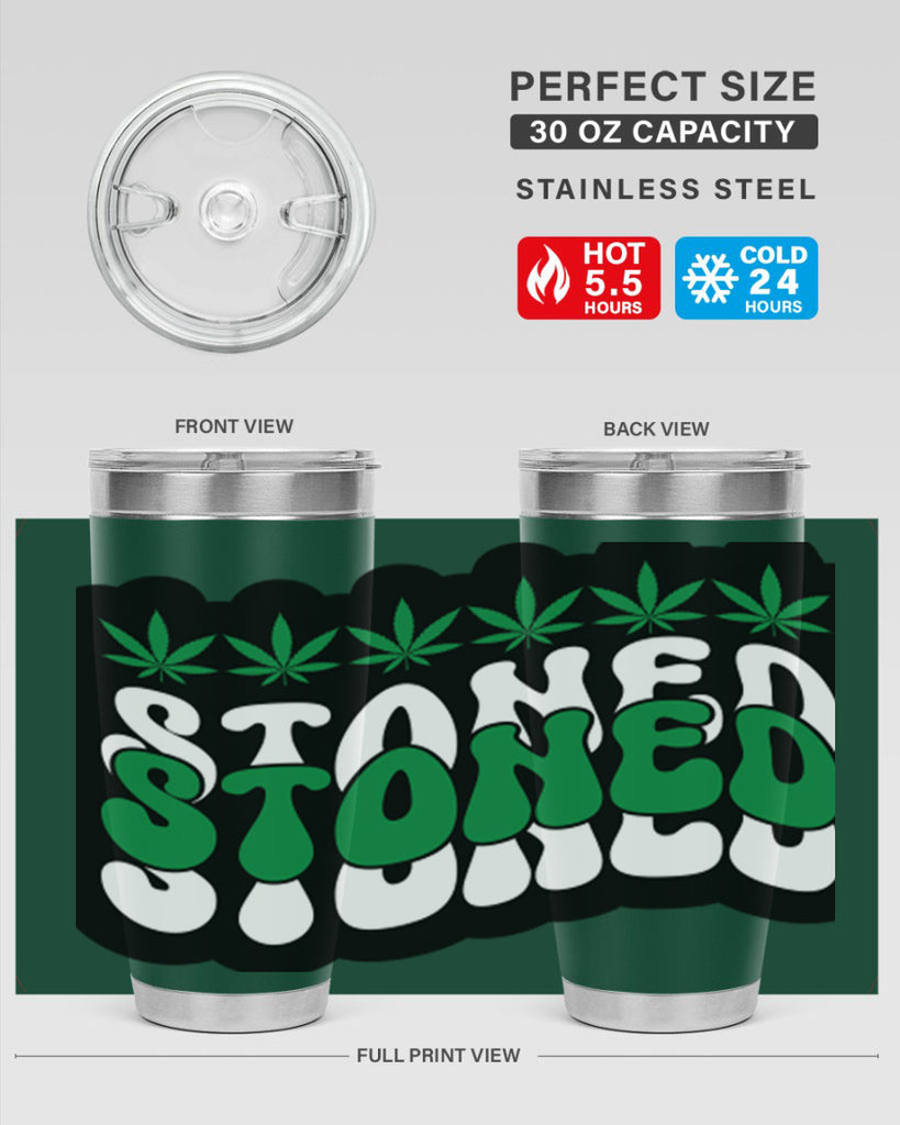 Stoned 255#- marijuana- Tumbler