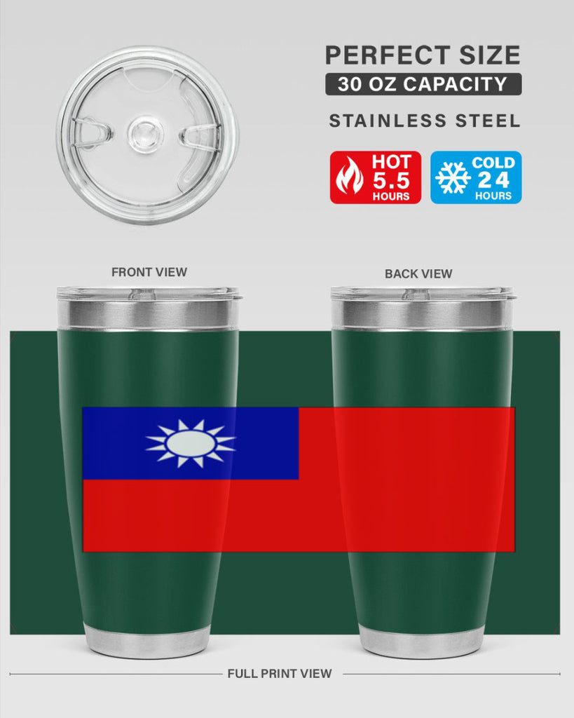 Taiwan 26#- world flags- Tumbler