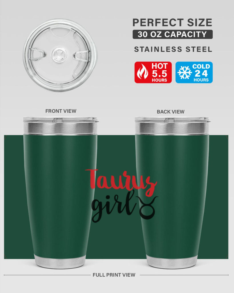 Taurus girl 489#- zodiac- Tumbler