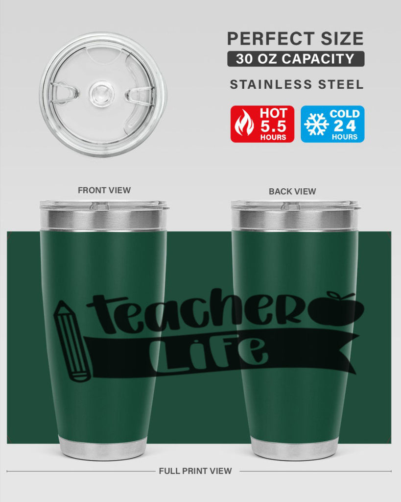 Teacher Life Style 52#- teacher- tumbler