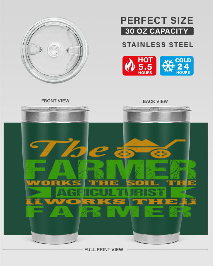 The farmers work the soil 33#- farming and gardening- Tumbler