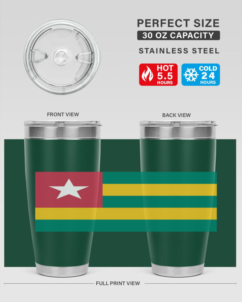 Togo 21#- world flags- Tumbler