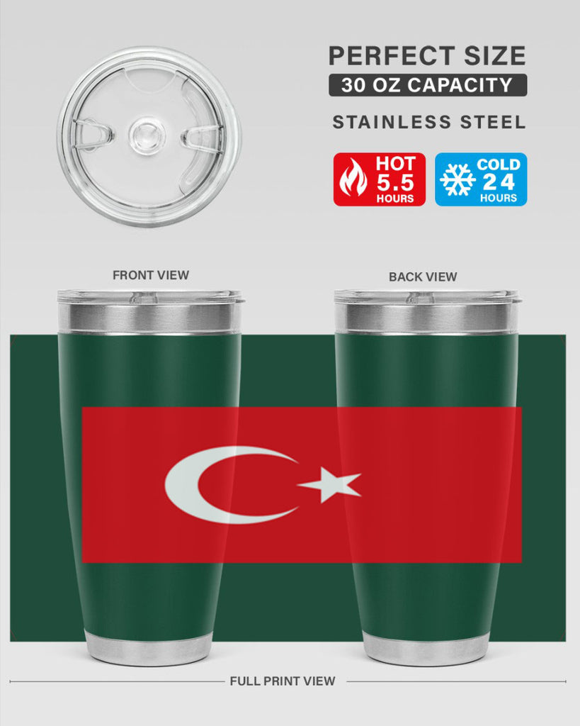 Turkey 17#- world flags- Tumbler