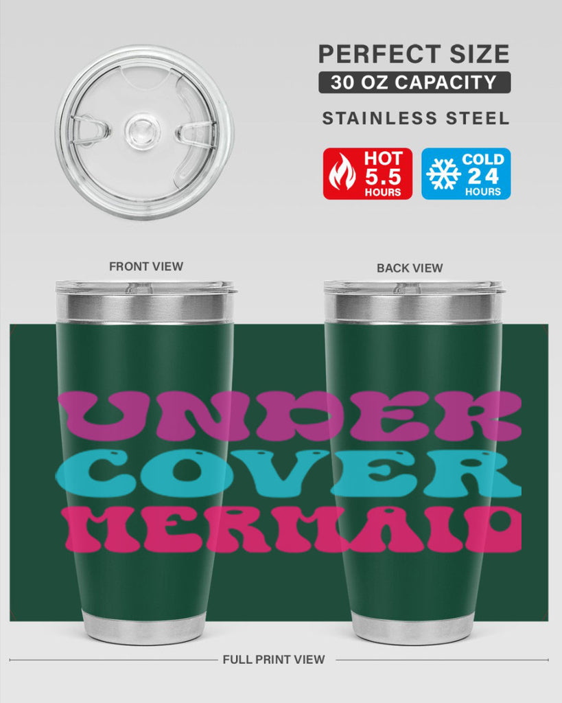 Under Cover Mermaid 635#- mermaid- Tumbler